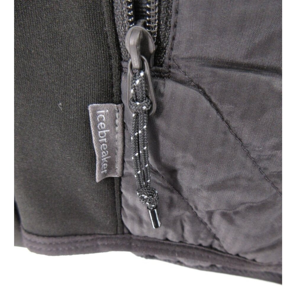 Icebreaker Jacket Small Gray Merino Loft Performance Hiking Full Zip - Picture 8 of 16